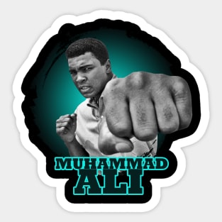 Muhammad Ali action Sticker